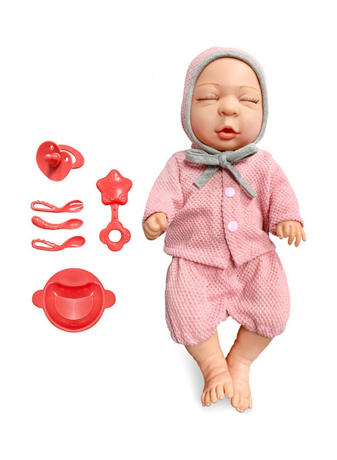 كيدل 14 بوصة التظاهر اللعب النوم مجموعة دمية طفل يتضمن مجموعة الملحقات الكاملة للأطفال الصغار صبي فتاة لون عشوائي 17.5*11*37 سنتيمتر - Image 1