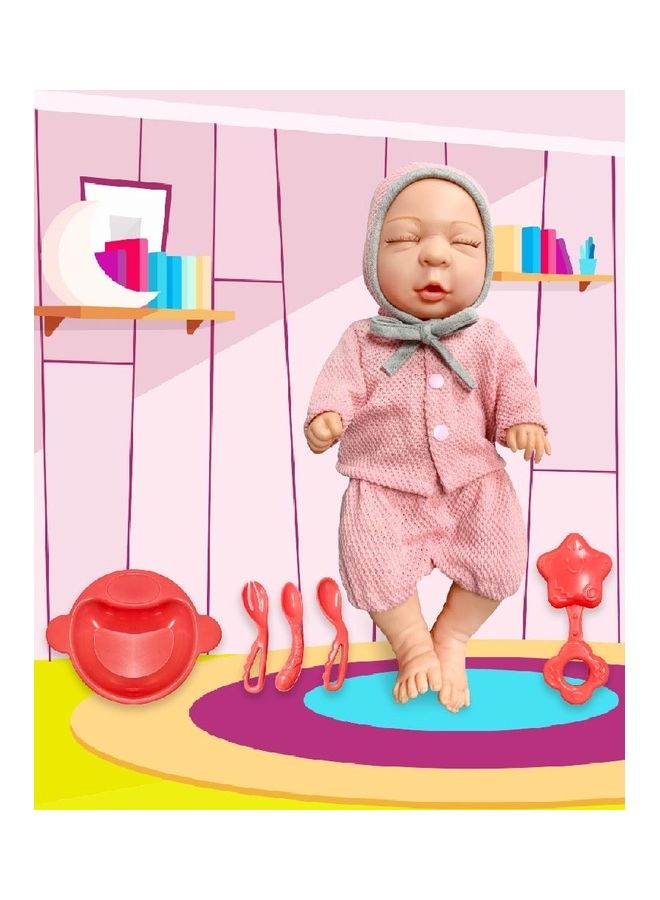 كيدل 14 بوصة التظاهر اللعب النوم مجموعة دمية طفل يتضمن مجموعة الملحقات الكاملة للأطفال الصغار صبي فتاة لون عشوائي 17.5*11*37 سنتيمتر - Image 2