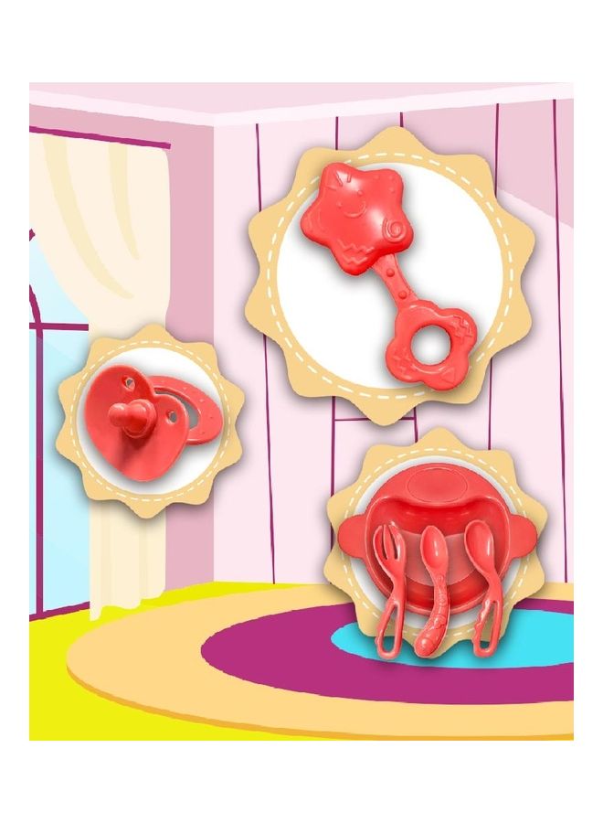 كيدل 14 بوصة التظاهر اللعب النوم مجموعة دمية طفل يتضمن مجموعة الملحقات الكاملة للأطفال الصغار صبي فتاة لون عشوائي 17.5*11*37 سنتيمتر - Image 4