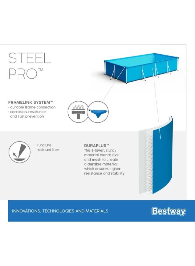 Bestway Rectangular Shape Inflatable Pool 2.59x1.70meter - Image 5