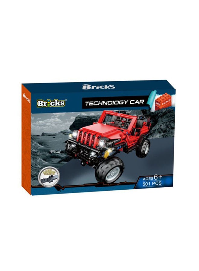 Brick - Bricks Jeep Blocks 501 PCS 40-1977671 48cm - Image 1