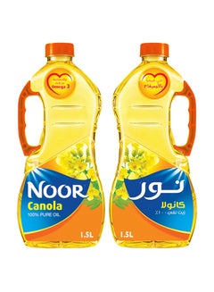 Noor Canola Oil 1.5Liters Pack of 2  - Image 1