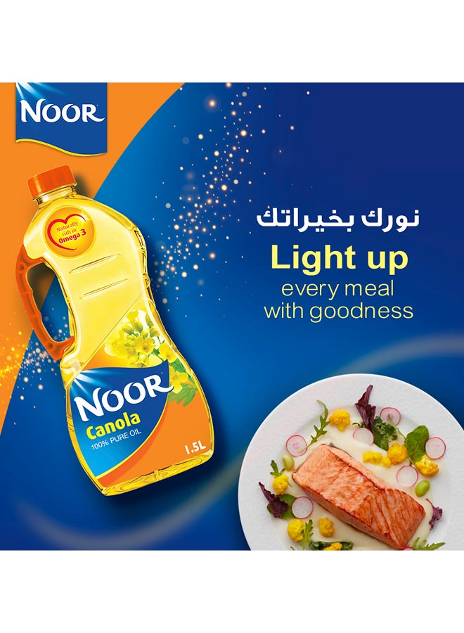 Noor - Canola Oil 1.5Liters Pack of 2 - Image 1