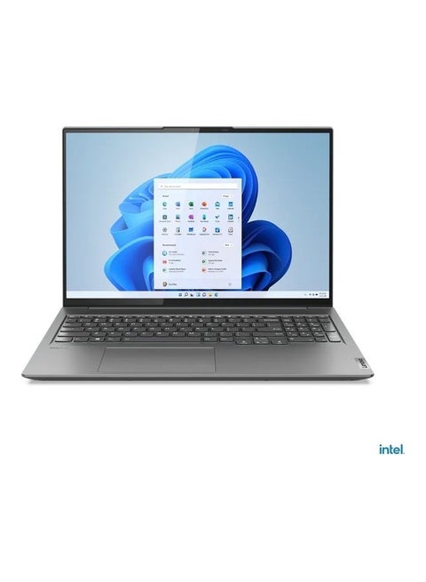 Slim 7 161AH7 Laptop With 16-Inch Display, Core i7-12700H Processor/32GB RAM/1TB SSD/Intel Iris XE Graphics/Windows 11 Home English Storm Grey