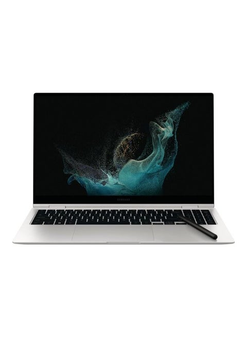 Galaxy Book 2 Pro 360 Convertible 2-In-1 Laptop With 15.6-Inch AMOLED Touch Screen Laptop, Core i7 Processor/16GB RAM/1TB SSD/Intel Iris XE Graphics/Windows 11 Home English Silver