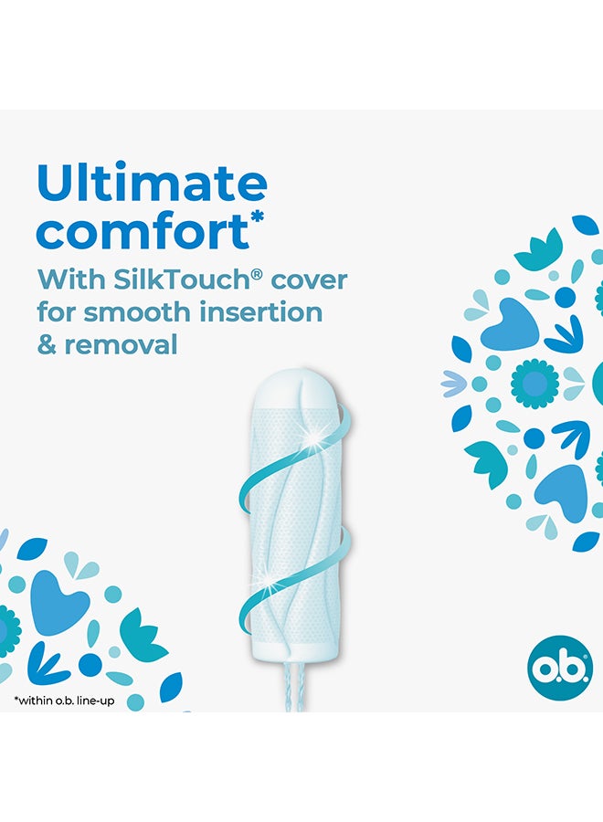o.b. - 16-Piece Pro Comfort Normal Tampons White - Image 1