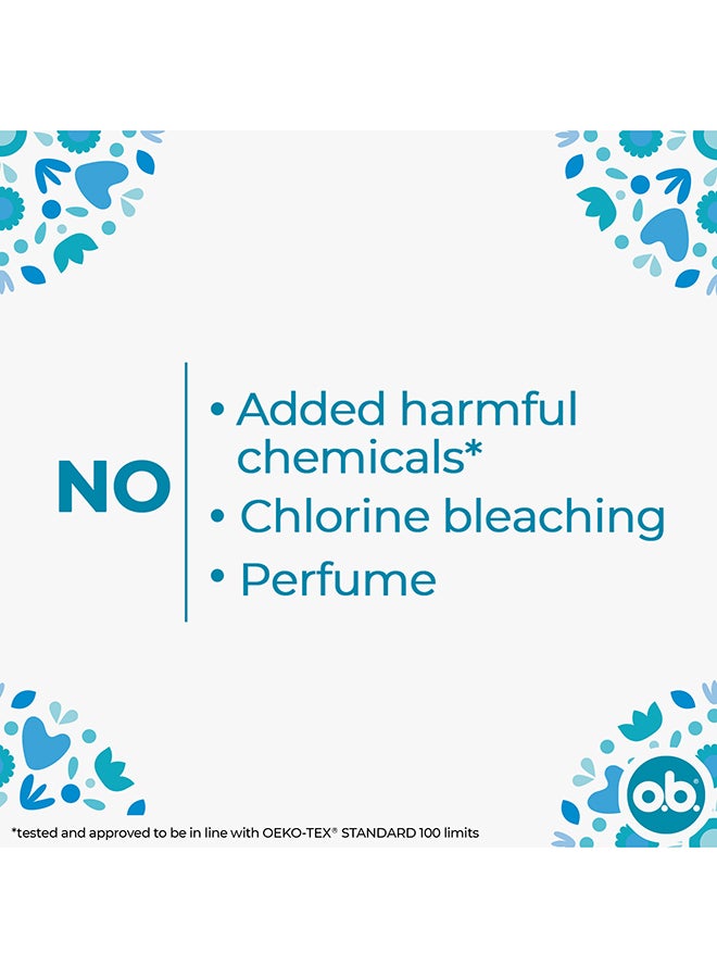 o.b. - 16-Piece Pro Comfort Normal Tampons White - Image 1