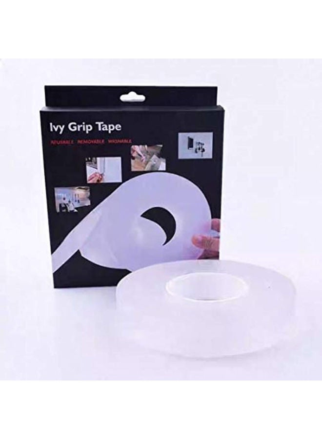Ivy Double face washable White 5meter 