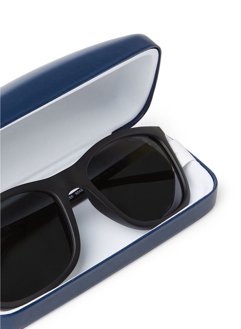LACOSTE - Men's Full Rimmed Modified Rectangular Frame Sunglasses - Image 1