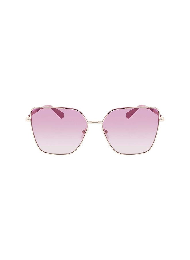 Calvin Klein Jeans - Women's Full Rim Metal Modified Rectangle  Jeans Sunglasses  CKJ21217S-717-5915 - Image 1