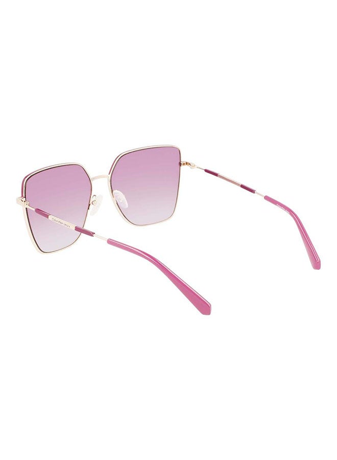 Calvin Klein Jeans - Women's Full Rim Metal Modified Rectangle  Jeans Sunglasses  CKJ21217S-717-5915 - Image 1
