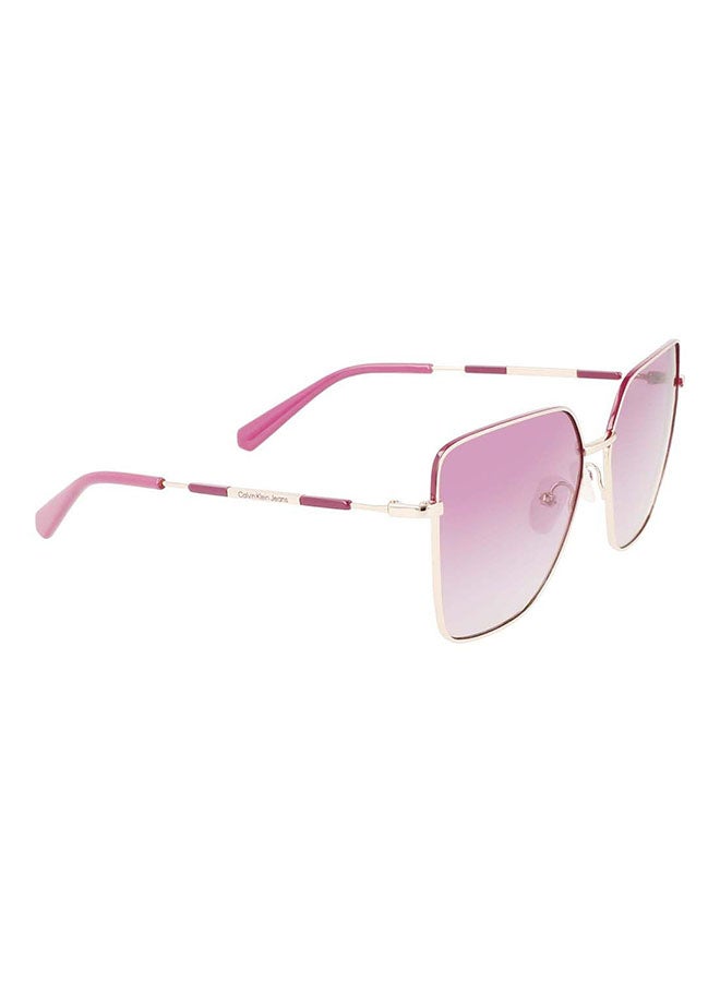 Calvin Klein Jeans - Women's Full Rim Metal Modified Rectangle  Jeans Sunglasses  CKJ21217S-717-5915 - Image 1