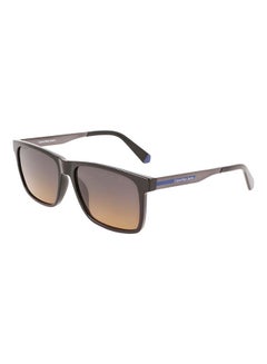 Men's Full Rim Injected Modified Rectangle  Jeans Sunglasses  CKJ21624S-001-5716