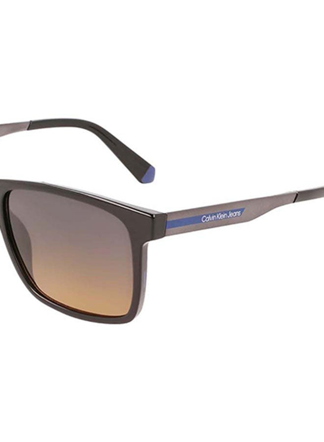 Calvin Klein Jeans - Men's Full Rim Injected Modified Rectangle  Jeans Sunglasses  CKJ21624S-001-5716 - Image 1