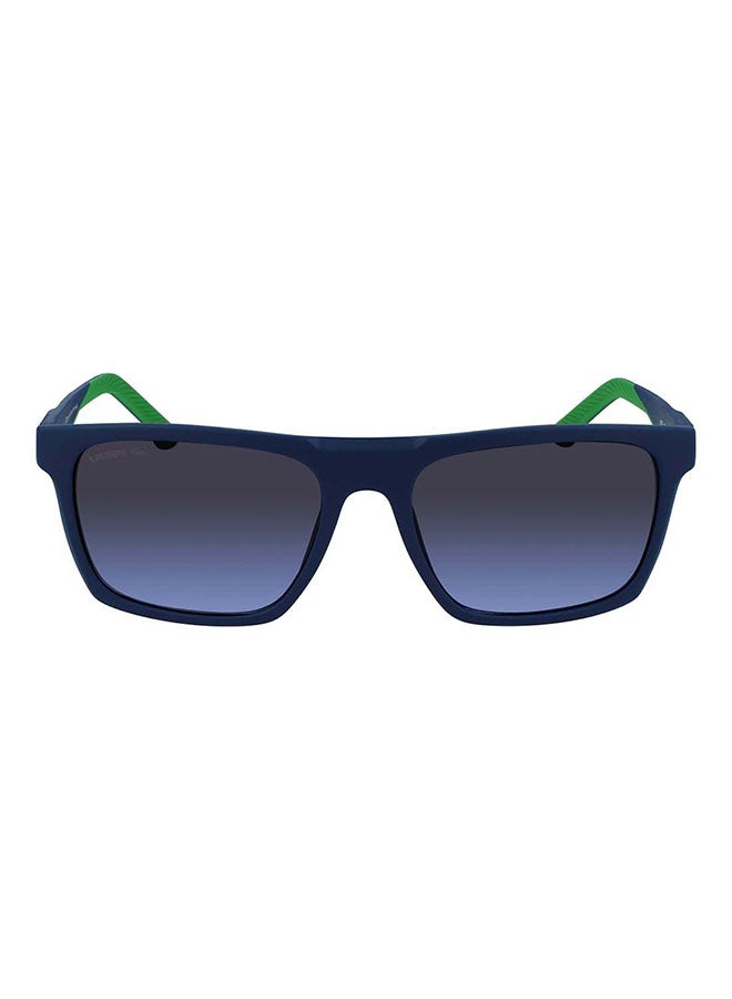 LACOSTE Men's Full Rim Bio Injected Modified Rectangle Sunglasses  L957S-401-5618  - Image 2