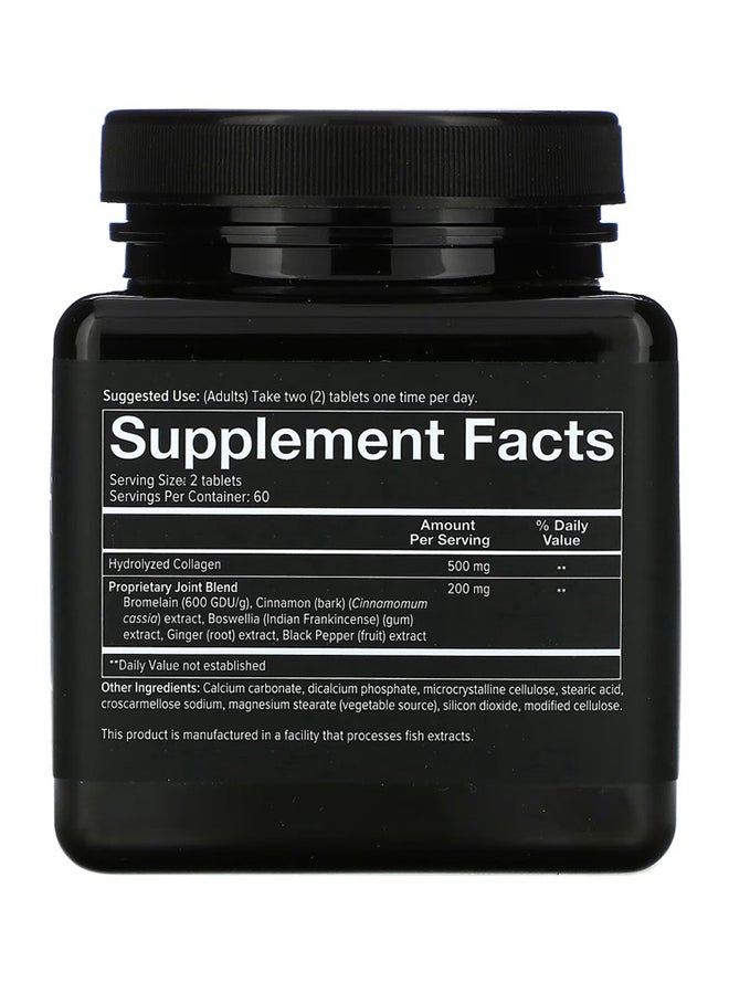 youtheory - Joint Collagen Advanced Formula Dietary Supplement 120 Tablets - Image 1
