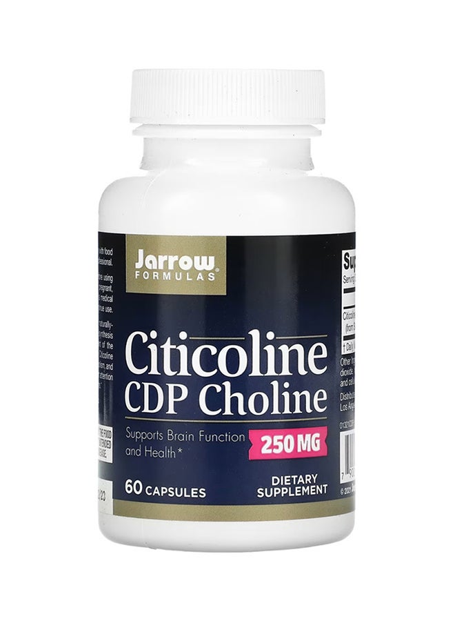 جارو فورملاز Citicoline CDP Choline Dietary Supplement - 60 Capsules  - Image 1