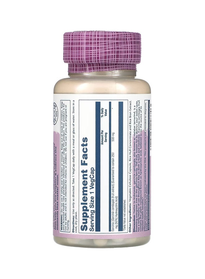 Solaray - Garcinia Cambogia Fruit Extract Dietary Supplement 500 mg - 60 Capsules - Image 1