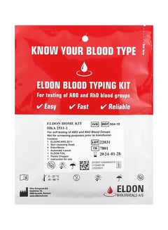 D'Adamo Eldon Blood Typing Kit  - Image 1