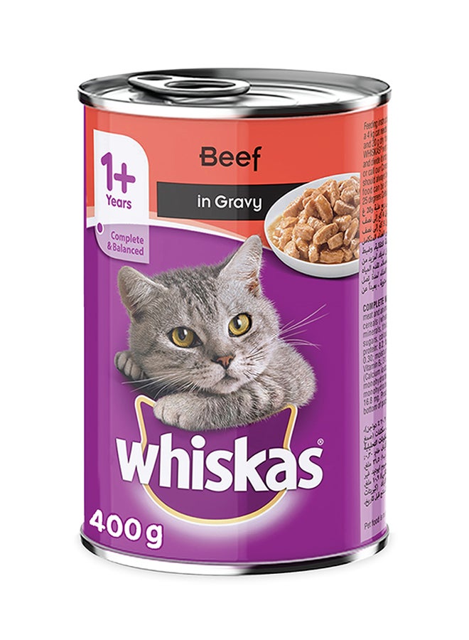 Beef In Gravy Wet Cat Food 400grams - v1674499728/N14503828A_1