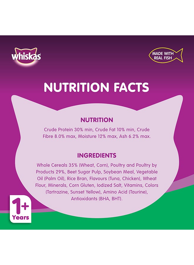 Whiskas Chicken And Tuna Hairball Control Dry Food Bag Pack Of 6 1.1kg  - Image 4