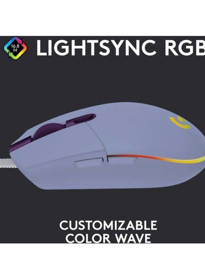 Logitech - Logitech G203 LightSync Wired Gaming Mouse - Image 1