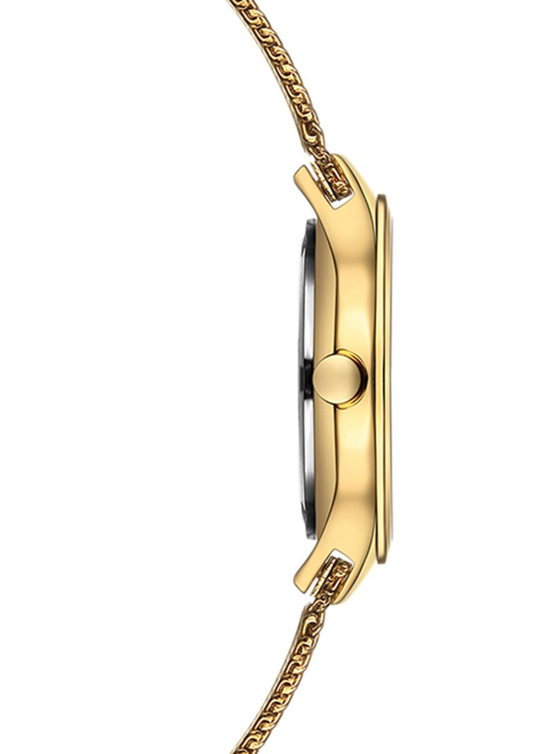 CURREN - Women's Waterproof Stainless Steel Mesh BAnd Quartz Watch 9028 - 27 mm - Gold - Image 1