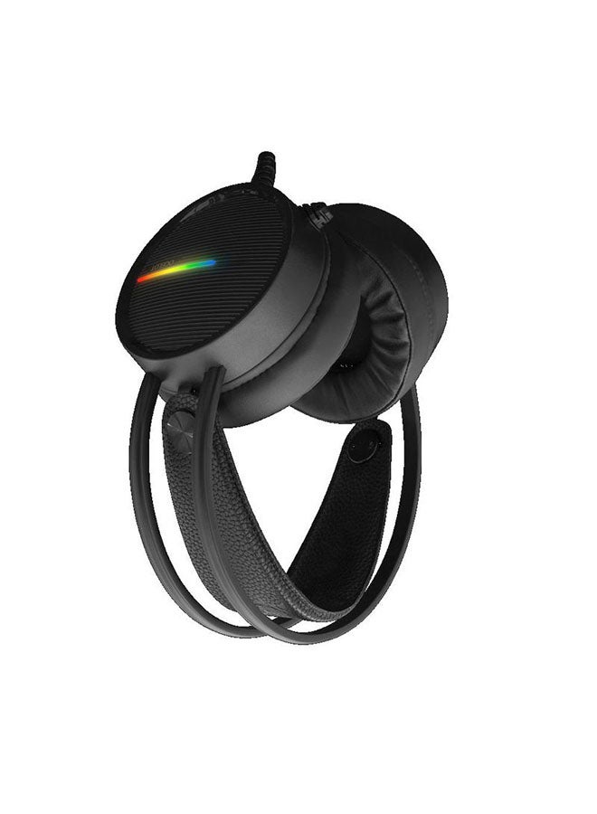 White Shark - White Shark Gaming Headset GH-2042 OCELOT, Input plugs 2x3.5 mm for signal and USB plug for LED illumination, Microphone dimensions: 6 x 5 mm, sensitivity -42dB +/- 3dB, Omnidirectional, Cable length 2.2m. - Image 1