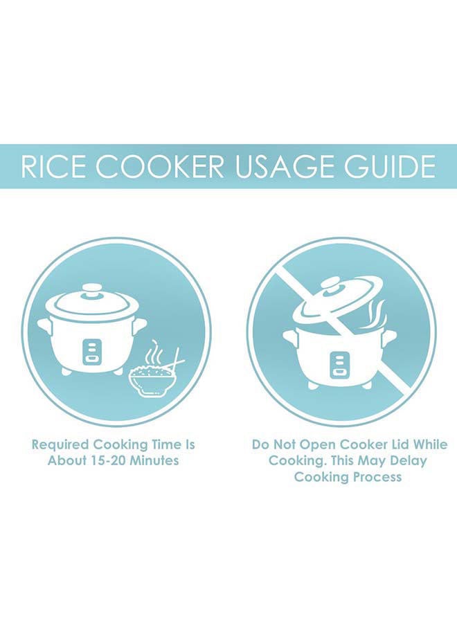 Non Stick Rice Cooker With Fade Proof Construction 0.6 L 350 W RCM30.000WH Multicolour - v1674545280/N43288941A_6