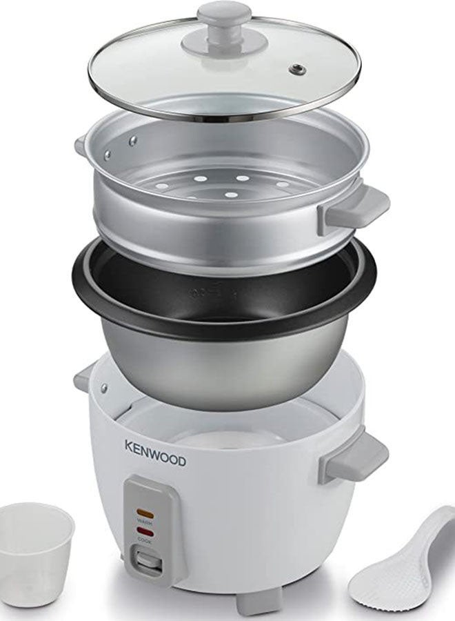 KENWOOD - Non Stick Rice Cooker With Fade Proof Construction 0.6 L 350 W RCM30.000WH Multicolour - Image 1