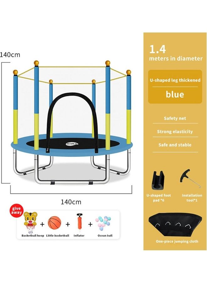Kidle - Indoor And Outdoor Sports Trampoline 140*140*100cm - Image 1