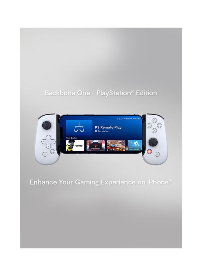 Mobile Gaming Controller for iPhone [PlayStation Edition] - Enhance Your Gaming Experience on iPhone - Play PlayStation, XBOX, Steam, Fortnite, Apex, Diablo Immortal, Call of Duty:Mobile & More