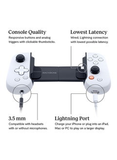 باكبون وحدة تحكم الألعاب المحمولة لجهاز iPhone [إصدار PlayStation] - عزز تجربة الألعاب الخاصة بك على iPhone - العب PlayStation وXBOX وSteam وFortnite وApex وDiablo Immortal وCall of Duty:Mobile والمزيد  - Image 5