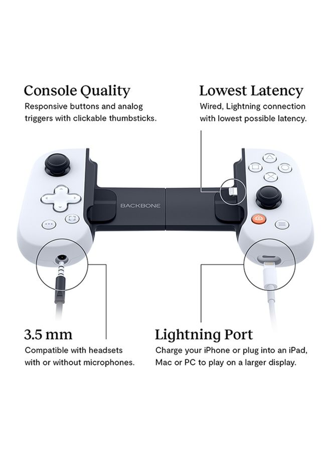 Mobile Gaming Controller for iPhone [PlayStation Edition] - Enhance Your Gaming Experience on iPhone - Play PlayStation, XBOX, Steam, Fortnite, Apex, Diablo Immortal, Call of Duty:Mobile & More