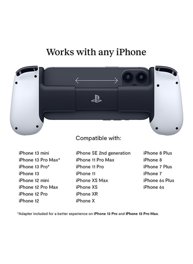 Mobile Gaming Controller for iPhone [PlayStation Edition] - Enhance Your Gaming Experience on iPhone - Play PlayStation, XBOX, Steam, Fortnite, Apex, Diablo Immortal, Call of Duty:Mobile & More