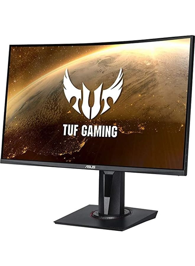 ASUS - TUF Gaming VG27WQ1B 27-Inch Curved Monitor, 1440P WQHD (2560 x 1440), 165Hz (supports 144Hz), 1ms, Adaptive-sync/FreeSync Premium, Extreme Low Motion Blur, Eye Care, HDMI DisplayPort, HDR10 black - Image 1