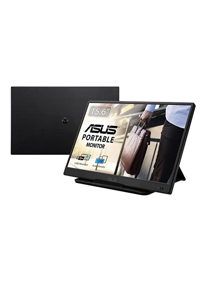 ZenScreen MB165B 15.6'' HD Portable USB Monitor, 60Hz Refresh Rate, 10ms Response Time, 1366x768 Resolution, 16:9 Aspect Ratio, Narrow Bezel, Anti Glare Surface 90LM0703-B01170 Black