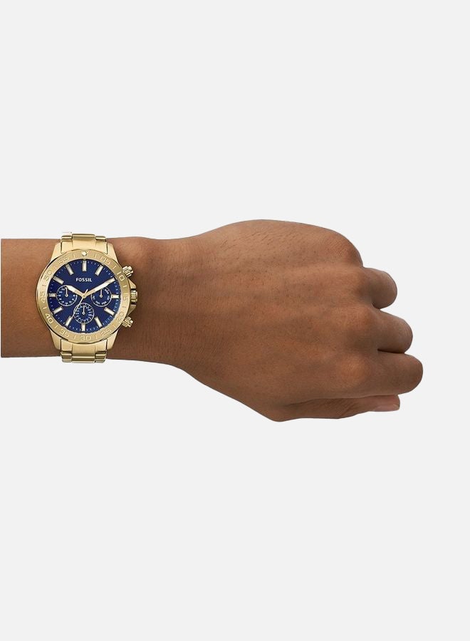 FOSSIL Men's Bannon Men Multifunction Gold Tone Stainless Steel Watch  - Image 4