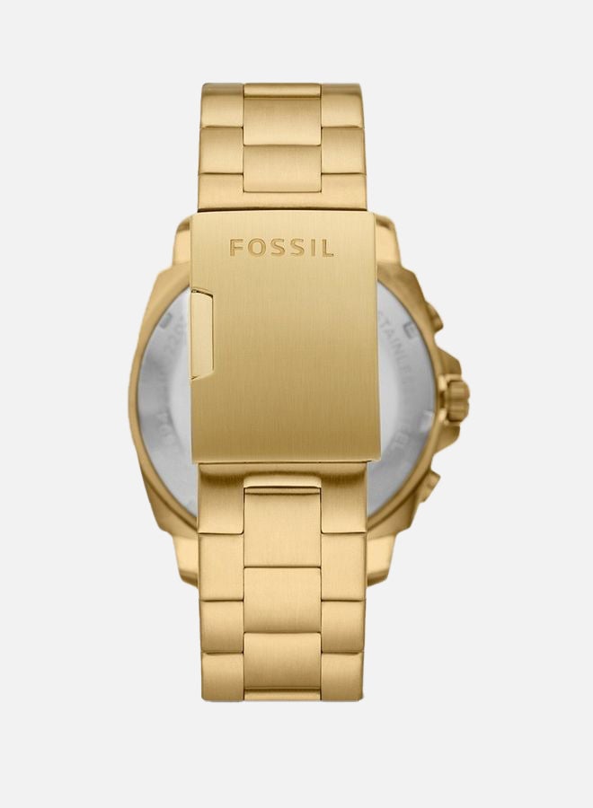 FOSSIL Men's Privateer Sport Men Chronograph Gold Tone Stainless Steel Watch - Image 2