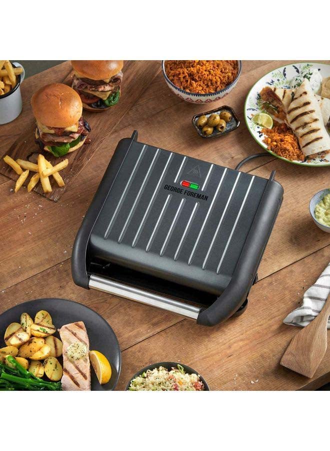 Russell Hobbs Electric Indoor Grill Medium, Stainless Steel Family Grill 1650 W 25041 Grey/Silver  - Image 3