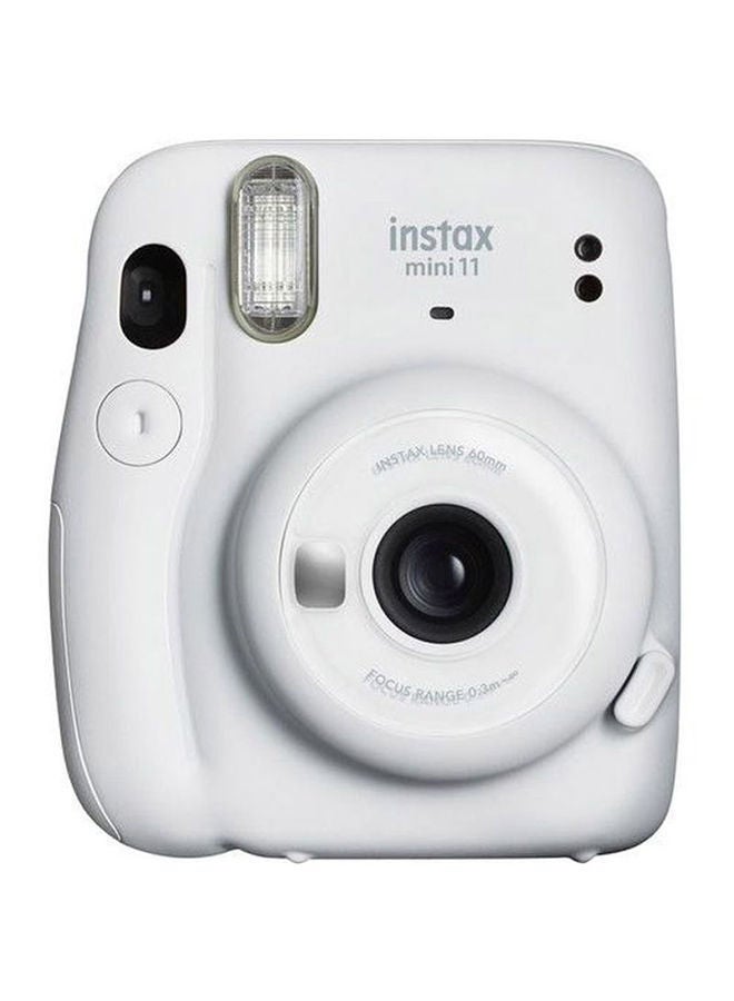 FUJIFILM - Instax Mini 11 Instant Film Camera With Pack Of 10 Film Ice White - Image 1