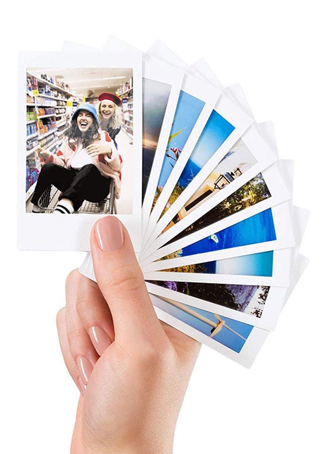 FUJIFILM - Instax Mini 11 Instant Film Camera With Pack Of 10 Film Ice White - Image 1