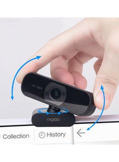 Rapoo Full HD Webcam Black  - Image 5
