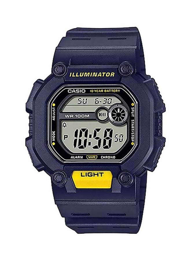 CASIO Illuminator Digital Watch W-737H-2AVDF - 46 mm - Navy  - Image 1