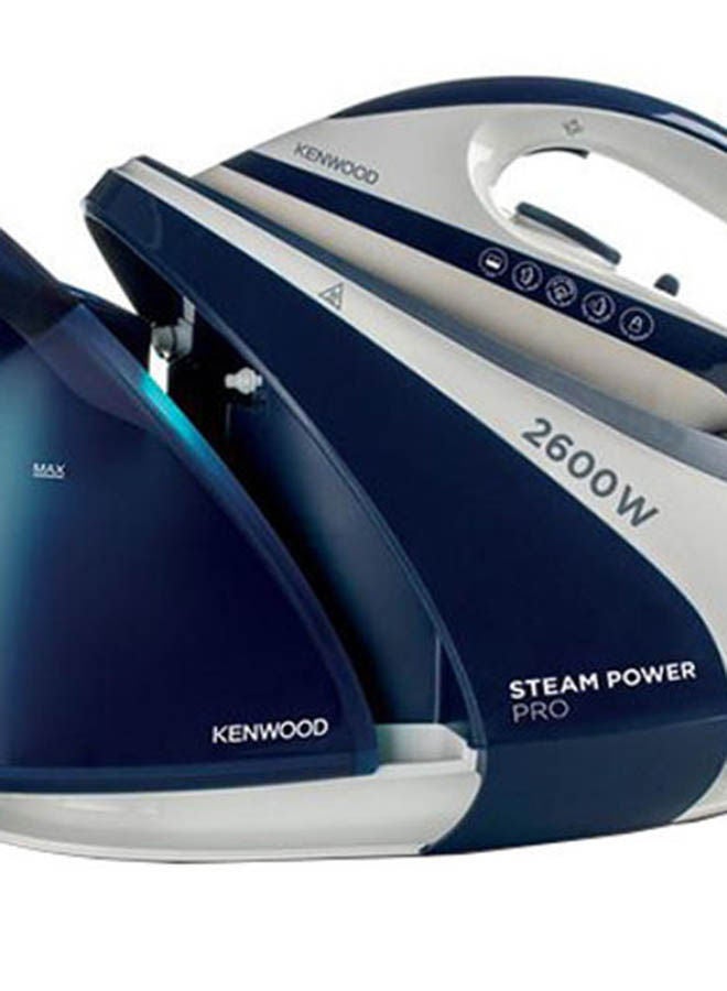 KENWOOD - Steam Generator Iron with Boiler, 7 bar, Up to 600g/min steam shot 1.8 L 2600 W SSP70.000WB Blue/White - Image 1