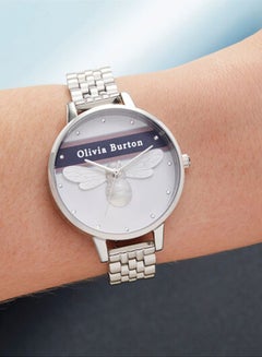 OLIVIA BURTON Women's Varsity  White & Bee & Stone Dial Watch - OB16VS07  - Image 3