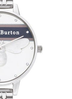 OLIVIA BURTON Women's Varsity  White & Bee & Stone Dial Watch - OB16VS07  - Image 4