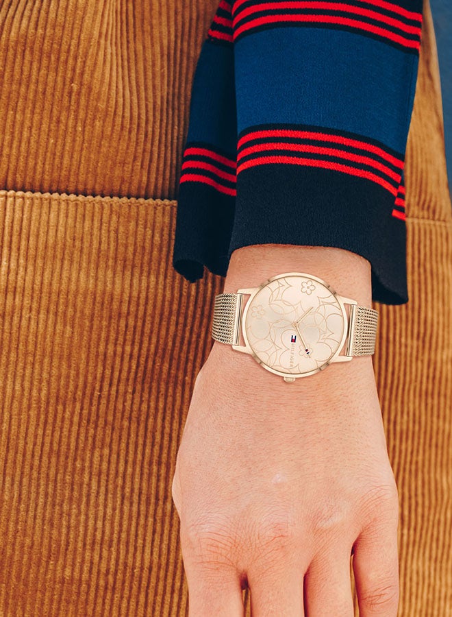 TOMMY HILFIGER Women's Alex  Carnation Gold Dial Watch - 1782369 - Image 4