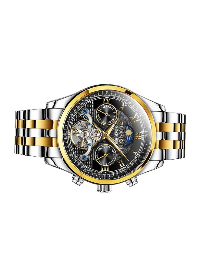 جوانكين ساعة يد ميكانيكية للأعمال متعددة الوظائف طراز GJ1612205 للرجال - Image 4