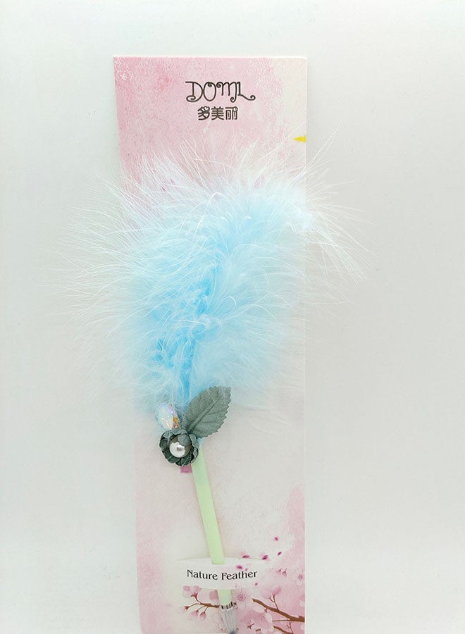 Dollar Plus - Cute Gift Pen With Feather multicolour - Image 1